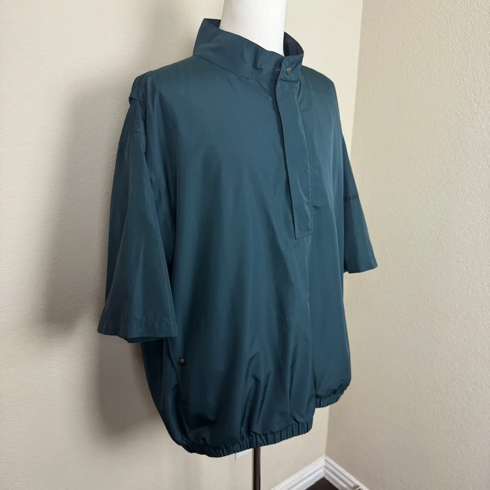 DRYJOYS By Footjoy Mens Pull Over 100% Polyester Golf Jacket | Size XXL